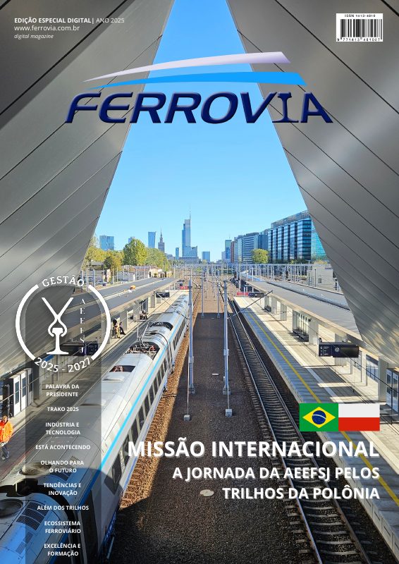 Capa da Revista Ferrovia — Edição Especial — Missão Polônia