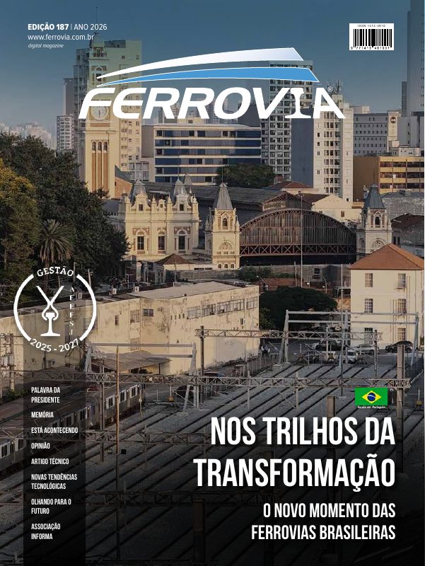 Capa da Revista Ferrovia — Edição 187